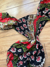 Load image into Gallery viewer, Incredible 1970’s Vintage Smocked Floral Calico Dress
