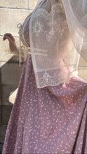 Load image into Gallery viewer, Stunning 1970's vintage Mauve pink calico Gunne Sax sundress