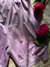 Load image into Gallery viewer, Hand Dyed 1960’s Vintage Nylon and Lace Bloomer Panty