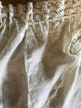 Load image into Gallery viewer, Antique Victorian embroidered eyelet corset cover