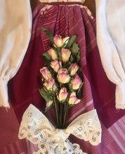 Load image into Gallery viewer, 1970’s vintage burgundy plaid dress by Vicky Vaughn