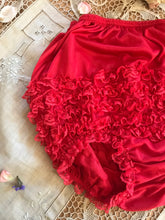 Load image into Gallery viewer, Darling 1970’s vintage red ruffle panties by Fantasia