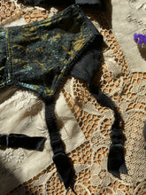 Load image into Gallery viewer, Designer 1960’s vintage Oleg Cassini Bustier Longline Bra and Garter Belt Set