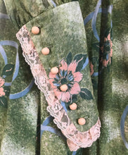 Load image into Gallery viewer, Sale~ 1970’s Vintage moss green Candi Jones maxi dress