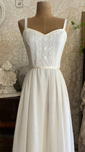Load image into Gallery viewer, Bridal Collection 1970's vintage Dove White voile Gunne Sax maxi sundress
