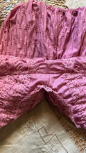 Load image into Gallery viewer, Darling 1970’s vintage dusty rose pink ruffle long leg bloomer panties Partners Please by Malco Modes
