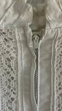 Load image into Gallery viewer, How Sweet! 1970&#39;s Vintage White Pintuck Cotton Mexican bridal dress
