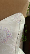 Load image into Gallery viewer, Sweetheart 1980’s Vintage White Satin and White Lace Dream Dress
