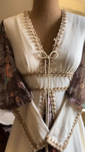 Load image into Gallery viewer, Gorgeous 1960’s Vintage Floral Lace Print Medieval Dress
