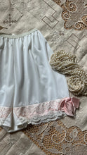 Load image into Gallery viewer, Sweet 1950’s vintage White Nylon and Lace Granny Panties
