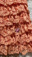 Load image into Gallery viewer, Darling 1970’s vintage orange ruffle long leg bloomer panties l
