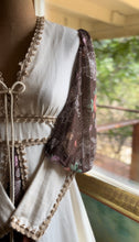 Load image into Gallery viewer, Gorgeous 1960’s Vintage Floral Lace Print Medieval Dress

