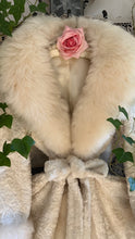 Load image into Gallery viewer, The Perfect 1960’s Vintage Creamy White Faux Fur and Shearling Coat
