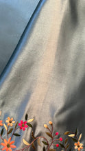 Load image into Gallery viewer, Deadstock Embroidered Blue Silk Chinese Robe

