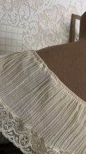 Load image into Gallery viewer, Butter Cream Cotton Crepe 1970’s 1980’s Vintage Off Shoulder Dress
