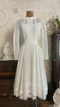 Load image into Gallery viewer, Darling 1970&#39;s vintage Gunne Sax dress and underslip set
