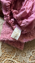 Load image into Gallery viewer, Darling 1970’s vintage dusty rose pink ruffle long leg bloomer panties Partners Please by Malco Modes
