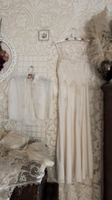 Load image into Gallery viewer, Incredible 1930’s Hand Stitched and Embroidered Silk Nightgown And Bed Jacket Trousseau Bridal Set
