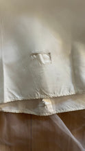 Load image into Gallery viewer, 1950’s Vintage One Shoulder Ruffled White Chiffon Gown by Mike Benet Formals
