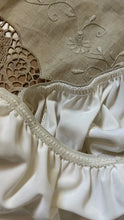 Load image into Gallery viewer, Darling 1970’s vintage white ruffle long leg bloomer panties by Gladmate

