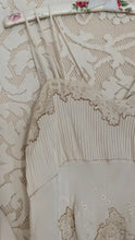 Load image into Gallery viewer, Incredible 1930’s Hand Stitched and Embroidered Silk Nightgown And Bed Jacket Trousseau Bridal Set
