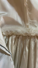 Load image into Gallery viewer, Breathtaking 1950’s Vintage Dove White Chiffon and Antique Rose Lace Bridal Gown Wedding Dress
