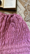 Load image into Gallery viewer, Darling 1970’s vintage dusty rose pink ruffle long leg bloomer panties Partners Please by Malco Modes
