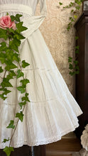 Load image into Gallery viewer, How Sweet! 1970&#39;s Vintage White Pintuck Cotton Mexican bridal dress
