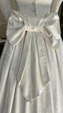 Load image into Gallery viewer, Fairytale 1980’s Vintage White Floral Cotton Bridal Gown by Laura Ashley
