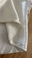 Load image into Gallery viewer, Stunning 1980’s Vintage White Satin and Tiered Lace Dream Dress
