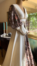 Load image into Gallery viewer, Gorgeous 1960’s Vintage Floral Lace Print Medieval Dress
