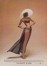 Load image into Gallery viewer, 1973 Vintage Vanity Fair Leopard Print Beach Cover up Skirt
