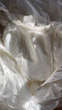 Load image into Gallery viewer, Baroque Fairytale 1980’s Vintage White Organza Jessica McClintock Bridal Gunne Sax Wedding Gown
