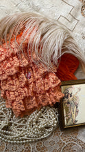 Load image into Gallery viewer, Darling 1970’s vintage orange ruffle long leg bloomer panties l
