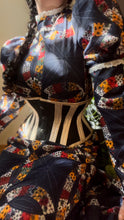 Load image into Gallery viewer, Amazing 1970’s Vintage Geometric Patchwork print Maxi Dress

