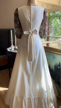 Load image into Gallery viewer, Gorgeous 1960’s Vintage Floral Lace Print Medieval Dress
