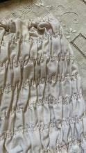 Load image into Gallery viewer, Darling 1970’s vintage ivory lace ruffle long leg bloomer panties pettipants
