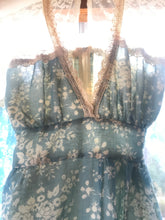 Load image into Gallery viewer, Dreamy 1960’s Vintage Stormy Sky Blue Voile Angel Sleeve Gunne Sax dress
