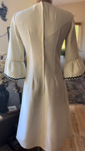 Load image into Gallery viewer, Darling 1960’s Vintage Waffle and Embroidery Shift by Miss K from Alfred Shaheen
