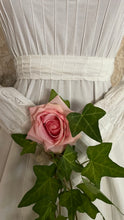 Load image into Gallery viewer, How Sweet! 1970&#39;s Vintage White Pintuck Cotton Mexican bridal dress
