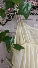 Load image into Gallery viewer, Authentic 1950’s sunshine yellow chiffon Vanity Fair peignoir nightgown and robe set
