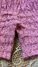 Load image into Gallery viewer, Darling 1970’s vintage dusty rose pink ruffle long leg bloomer panties Partners Please by Malco Modes
