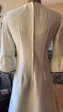 Load image into Gallery viewer, Darling 1960’s Vintage Waffle and Embroidery Shift by Miss K from Alfred Shaheen
