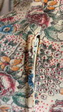 Load image into Gallery viewer, 1970’s Vintage Rose and Garden Floral Print Dress by Jody T
