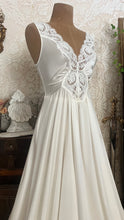 Load image into Gallery viewer, Deadstock 1980’s vintage ivory cream Olga Bodysilk nightgown
