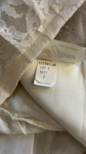 Load image into Gallery viewer, Darling 1970’s Vintage White Lace Dress by Candi Jones
