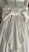 Load image into Gallery viewer, Fairytale 1980’s Vintage White Floral Cotton Bridal Gown by Laura Ashley
