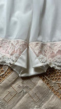 Load image into Gallery viewer, Sweet 1950’s vintage White Nylon and Lace Granny Panties
