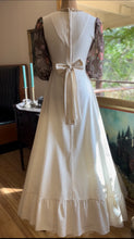 Load image into Gallery viewer, Gorgeous 1960’s Vintage Floral Lace Print Medieval Dress
