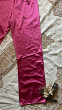 Load image into Gallery viewer, Pretty 1970’s vintage pink nylon pajama Pants Bottoms
